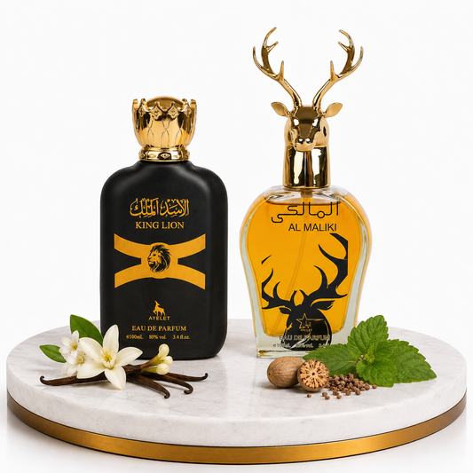 Комплект от 2 мъжки ориенталски парфюма 100ML - King Lion + Maliki
