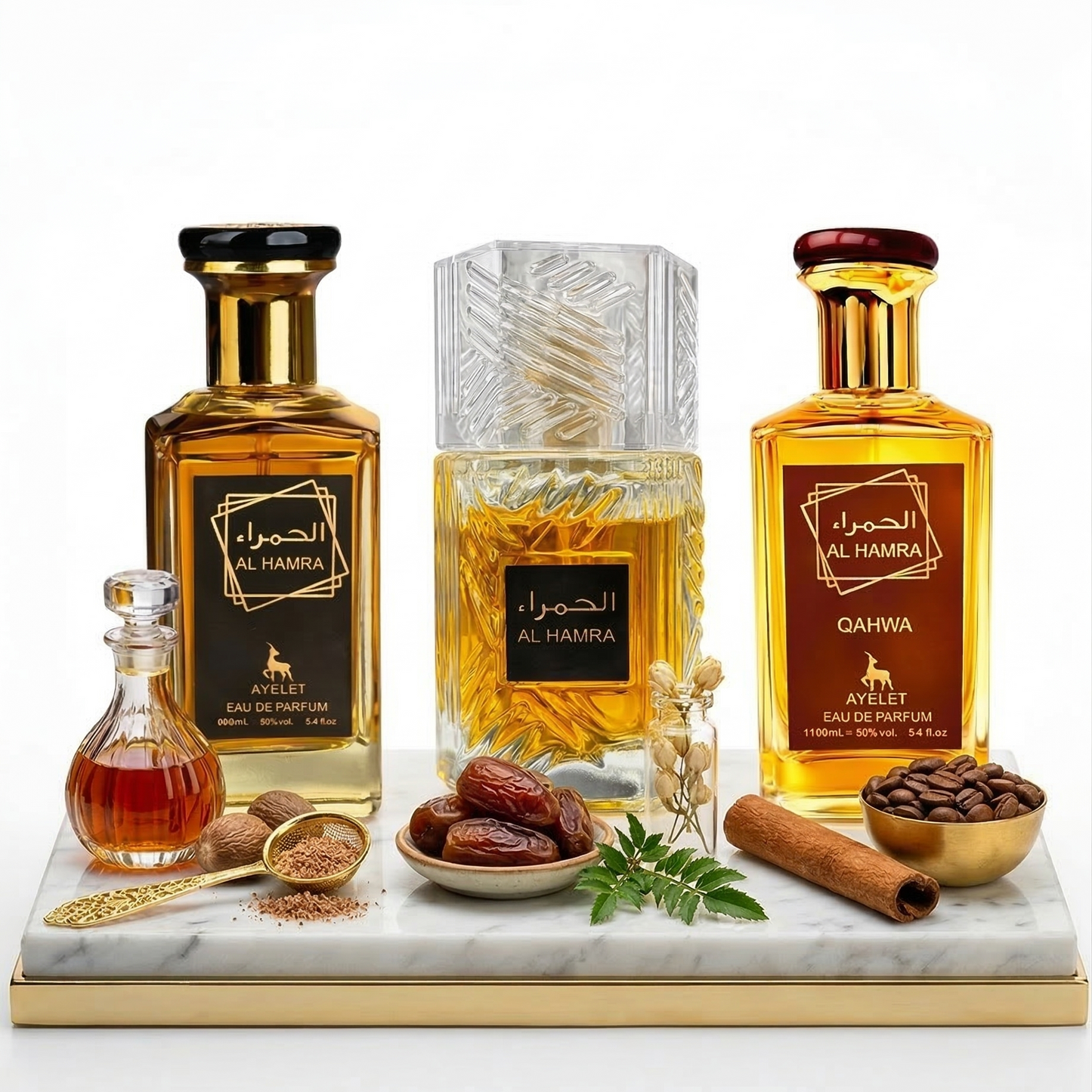 Комплект от 3 мъжки ориенталски парфюма 100ML - Al Hamra + Al Hamra Special + Al Hamra Qahwa