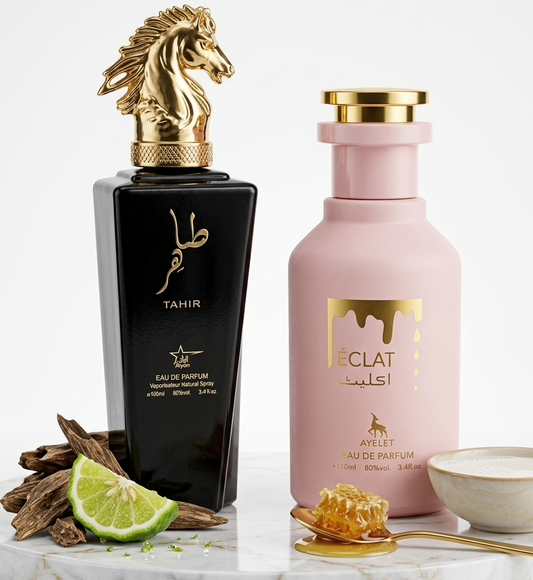 Комплект от 2 ориенталски парфюма (1х Мъжки + 1х Дамски) – 100 ml - Tahir + Eclat