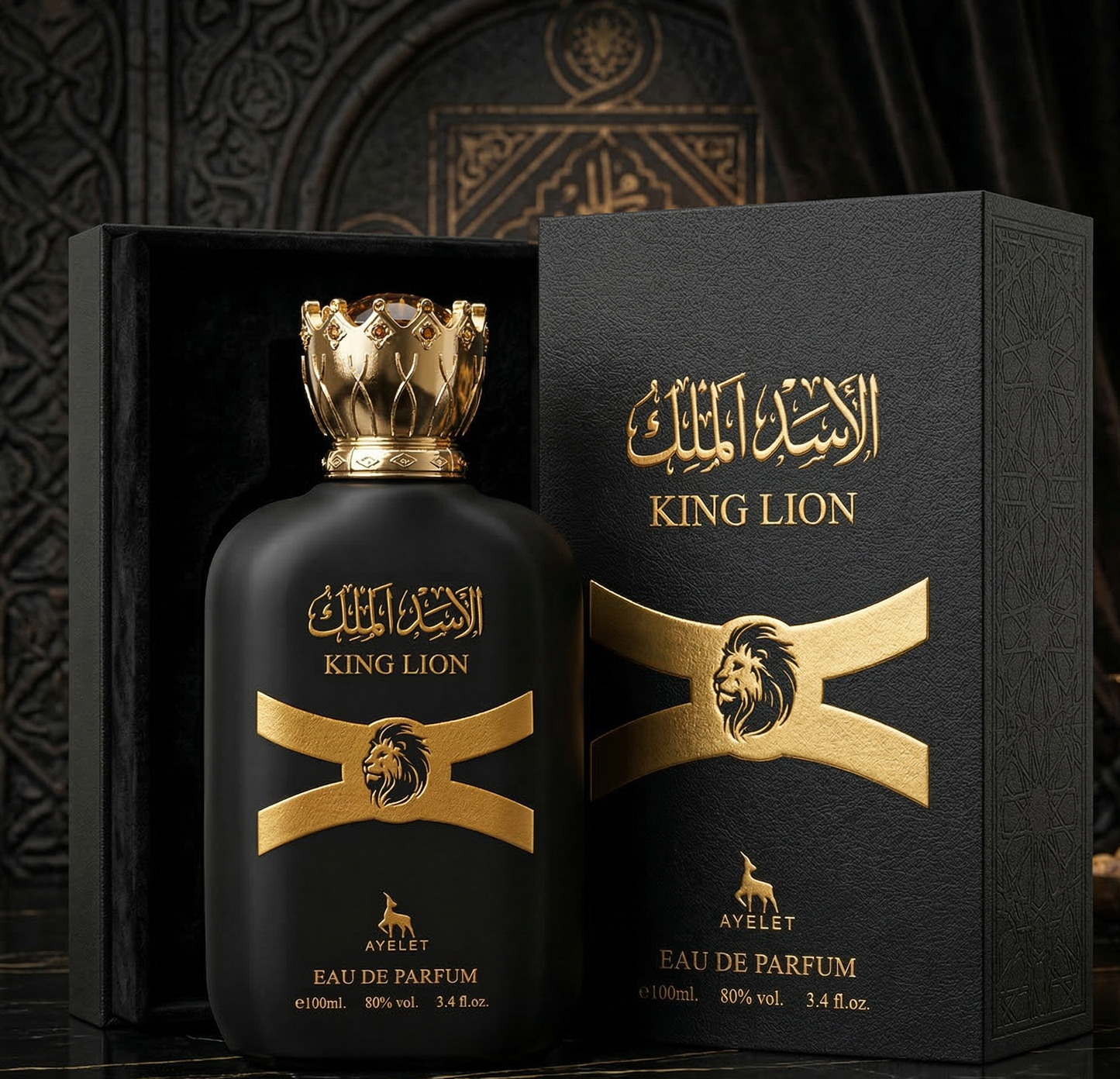 Комплект от 2 мъжки ориенталски парфюма 100ML - King Lion + Maliki