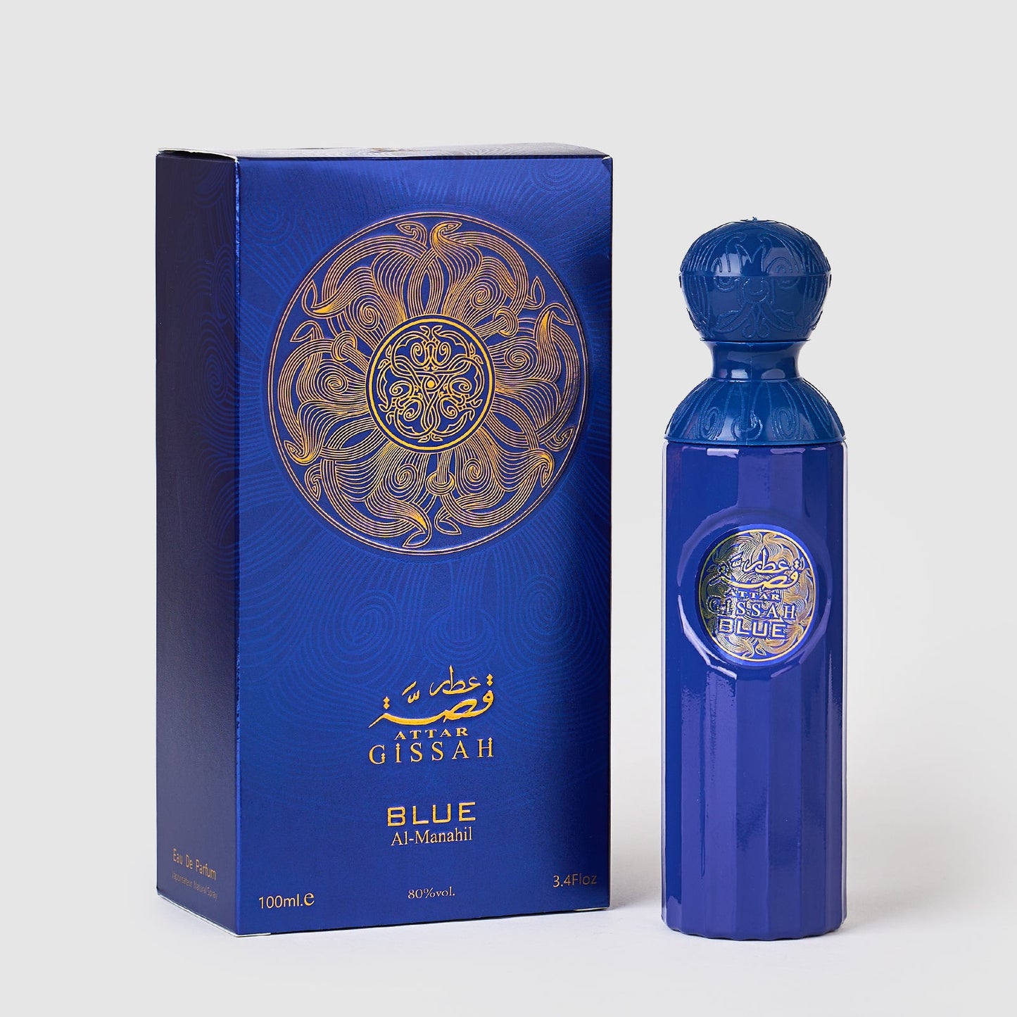 Комплект от 4 ориенталски парфюма (2 дамски + 2 мъжки) - Attar Gissah Blue + Mousuff Blue + Mousuff Red + Attar Gissah Red