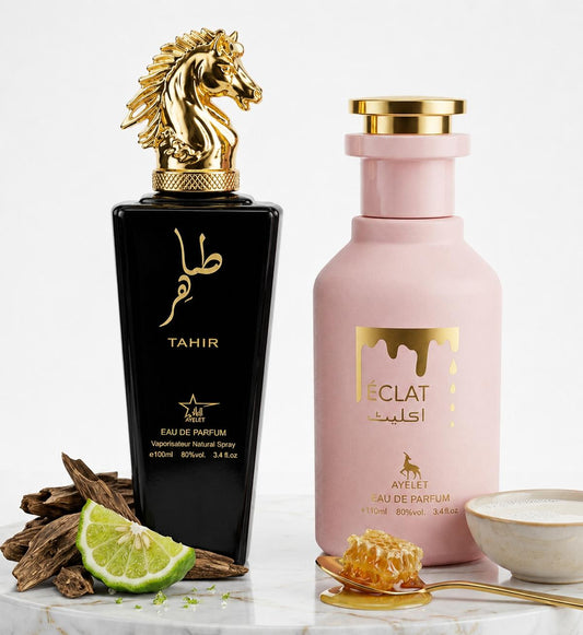 Комплект от 2 ориенталски парфюма (1х Мъжки + 1х Дамски) – 100 ml - Tahir + Eclat
