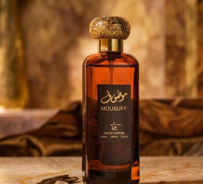 Комплект от 4 арабски парфюма (2х Мъжки + 2х Дамски) 100ML  - Mousuff Red + Sara Candy + Apollo Mane Black + Mousuff Brown