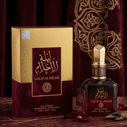 Комплект от 4 арабски дамски парфюма 100ML - Sara Candy + Lailat Al Ahlam + Sara Pink + Al Emarat Khususi