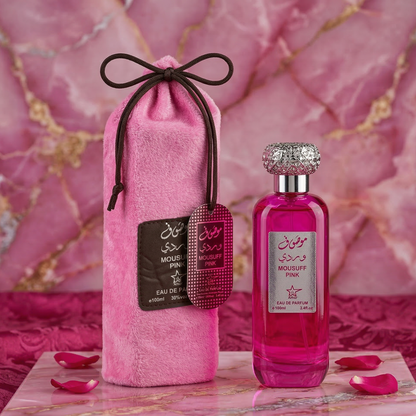 Комплект от 4 арабски дамски парфюма 100ML - Ameerat Al Sharq + Mousuff Red + Mousuff Pink + Sara Candy