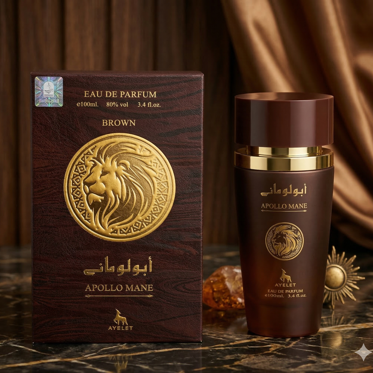 Комплект от 4 арабски парфюма (2х Мъжки + 2х Дамски) 100ML  - Sara Candy + Apollo Mane + Apollo Mane + Sara Pink