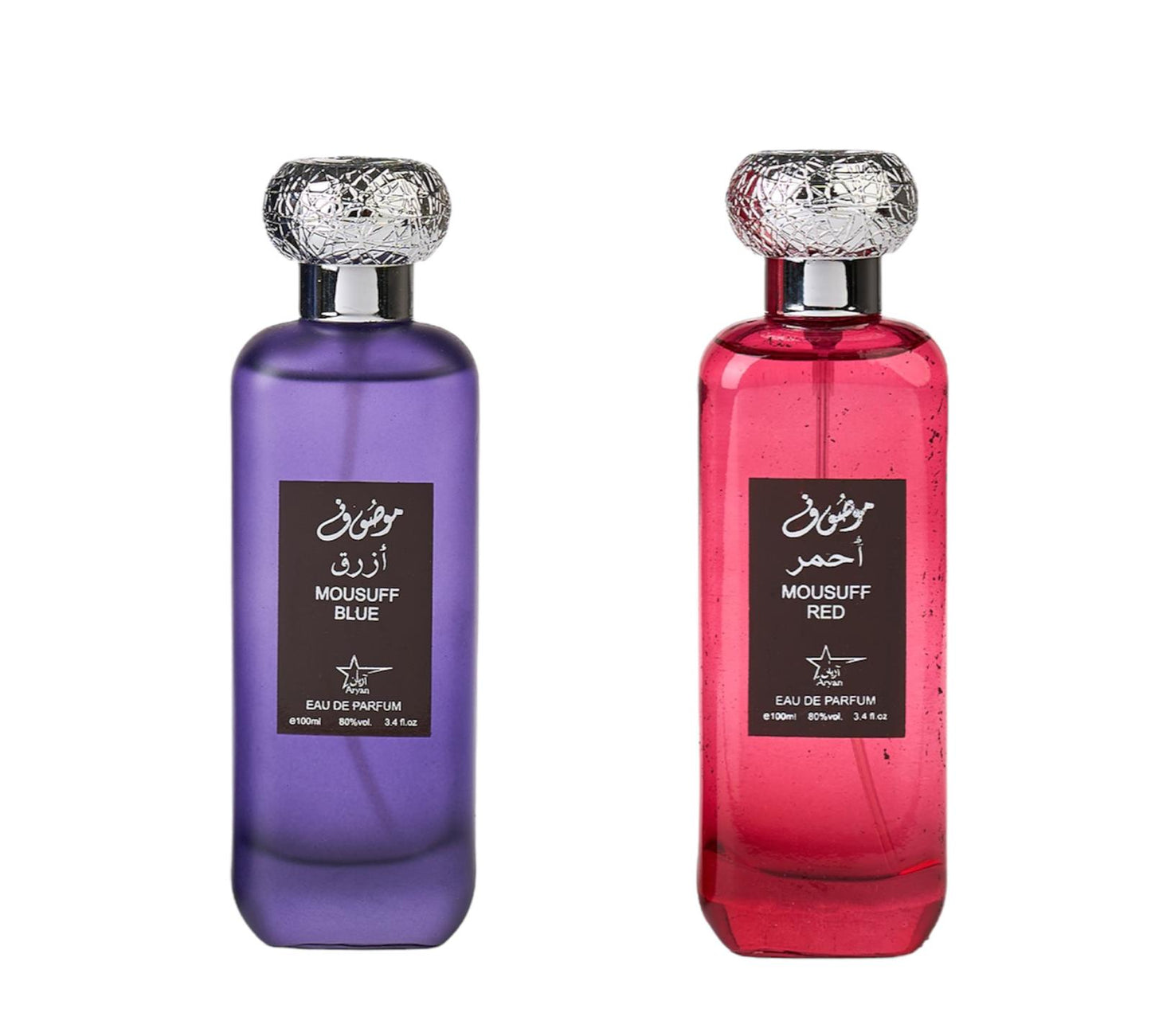 Комплект от 2 ориенталски парфюма (дамски + мъжки) - Mousuff Red + Mousuff Blue