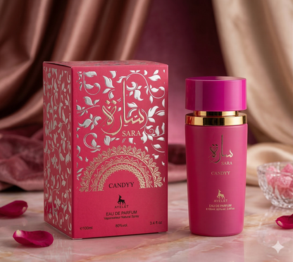 Комплект от 4 арабски парфюма (2х Мъжки + 2х Дамски) 100ML - Sara Candy + Qissah Pink + Apollo Mane Brown + Mousuff Brown