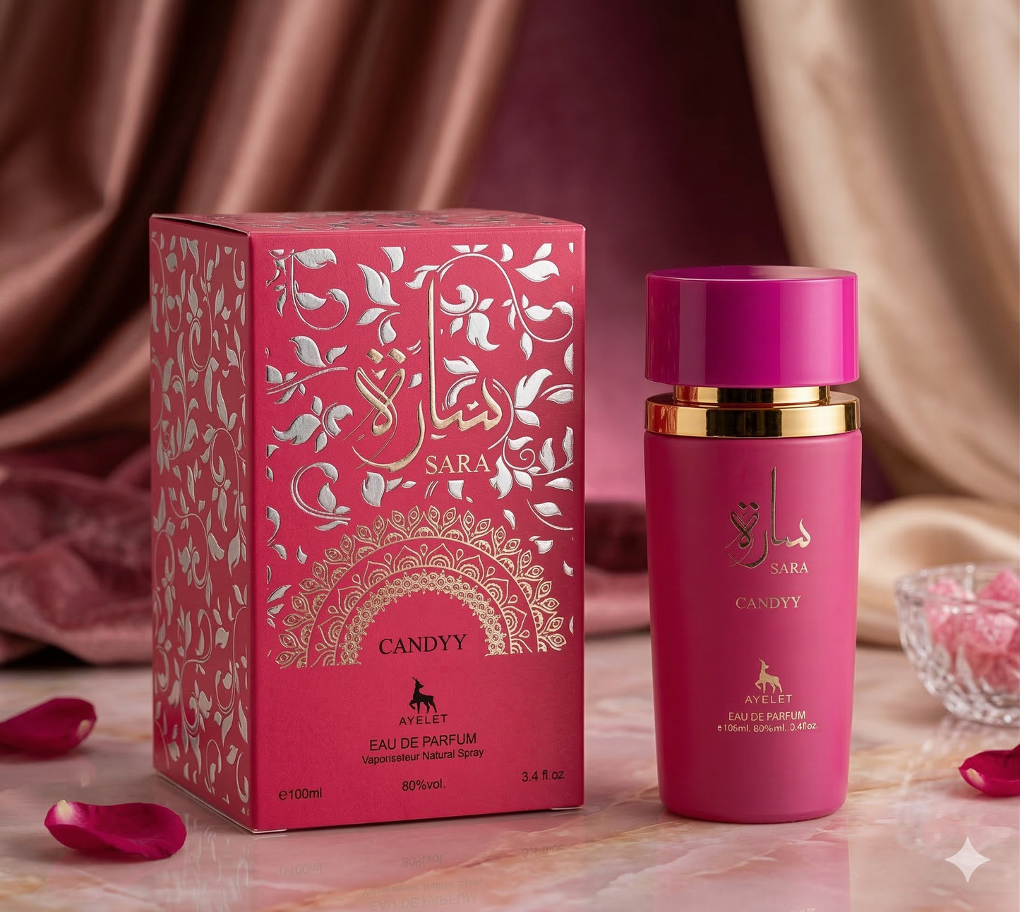 Комплект от 3 дамски ориенталски парфюма 100ML - Sara Candy + Mohara + Sara Two